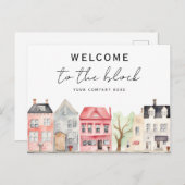 新しい住宅所有者の不動産の禁止へようこそ ポストカード (正面/裏面)