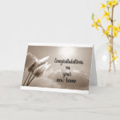 ***新しい住宅所有者***おめでとう カード (黄色い花)