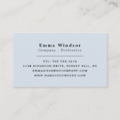 新しい住宅、不動産仲介業者、不動産代理店名刺 名刺 (裏面)