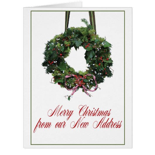 新しい住所からのメリークリスマス (正面)