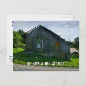 新しい住所がある | おもしろい 案内ポストカード (正面/裏面)
