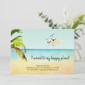 新しい住所で幸せな場所にビーチへ 案内状 (スタンド正面)