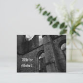 新しい住所に移動する古代の遺跡 案内ポストカード (スタンド正面)