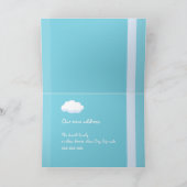 新しい住所のお知らせカード 案内状 (内部)