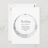 新しい住所のお知らせ| ボヘミアンスタイルのジオメトリック引越し通知 ポストカード (正面/裏面)