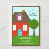新しい住所のお知らせ 招待状 (正面)