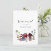 新しい住所のお知らせ 花の移転アナウンスメント (スタンド正面)