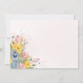 新しい住所のお花のご案内 案内状 (裏面)