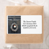 新しい住所の休日ラベル ラベル (インサイチュ)