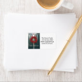 新しい住所の休日ラベル ラベル (インサイチュ)