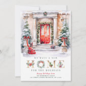 新しい住所の休暇のお知らせカード シーズンカード (正面)