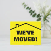 新しい住所の引越しはがきを移動した 案内ポストカード (スタンド正面)