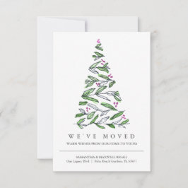 新しい住所の引越し案内クリスマス