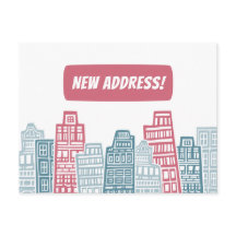 新しい住所の引越し発表を行った