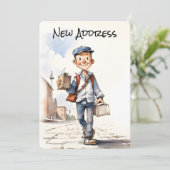 新しい住所の新しい自宅移転のお知らせ (スタンド正面)