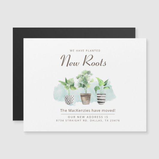 新しい住所の更新に関するお知らせ (正面/裏面)