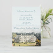 新しい住所の移動に関する新しい通知 案内状 (スタンド正面)