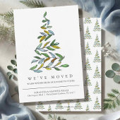 新しい住所の移動のお知らせクリスマスカード