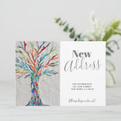 新しい住所の移動アナウンスカード サンキューカード (スタンド正面)