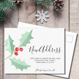 新しい住所の移動案内はがき 案内ポストカード