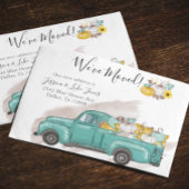 新しい住所の移動発表カボチャートラック 案内ポストカード