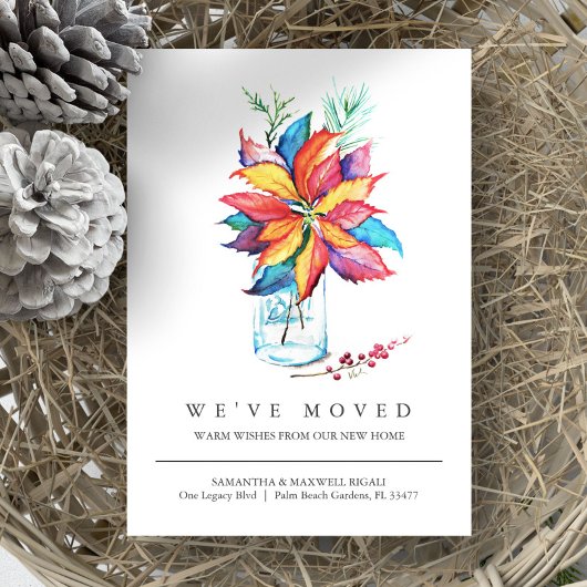 新しい住所の移動発表水の色