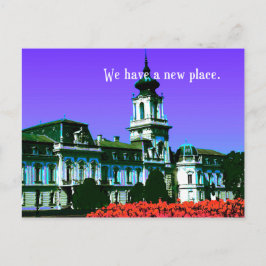 新しい住所はがき「新しい住所を持っている」 案内ポストカード