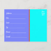 新しい住所はがき「新しい住所を持っている」 案内ポストカード (裏面)