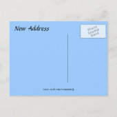 新しい住所はがき 案内ポストカード (裏面)