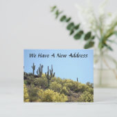 新しい住所はがき 案内ポストカード (スタンド正面)