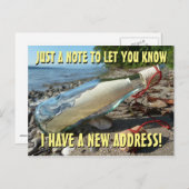 新しい住所はがき 案内ポストカード (正面/裏面)