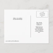 新しい住所はがき 案内ポストカード (裏面)