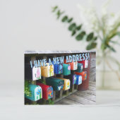 新しい住所はがき 案内ポストカード (スタンド正面)