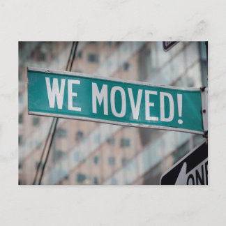 新しい住所はがき 案内ポストカード