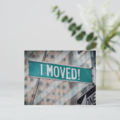 新しい住所はがき 案内ポストカード (スタンド正面)