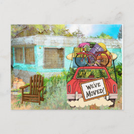 新しい住所はがき 案内ポストカード