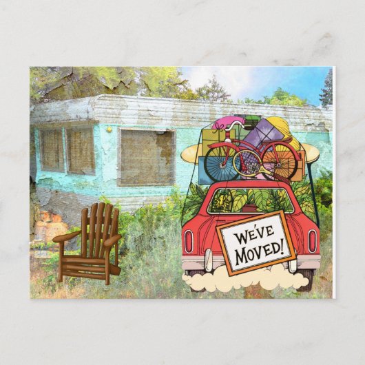 新しい住所はがき 案内ポストカード (正面)