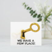 新しい住所はがき 案内ポストカード (スタンド正面)