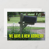 新しい住所はがき 案内ポストカード (正面/裏面)