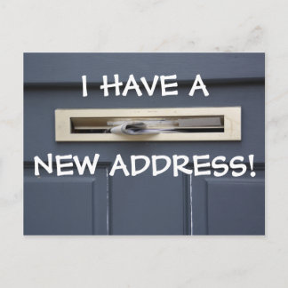 新しい住所はがき 案内ポストカード