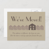 新しい住所はがき 案内ポストカード (正面/裏面)