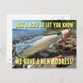 新しい住所はがき 案内ポストカード (正面/裏面)