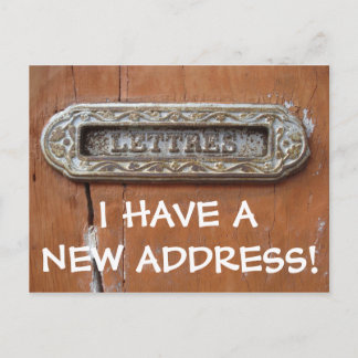 新しい住所はがき 案内ポストカード