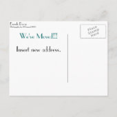 新しい住所はがき 案内ポストカード (裏面)