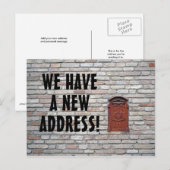 新しい住所はがき 案内ポストカード (正面/裏面)