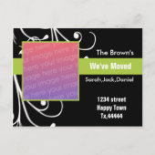 新しい住所はがき 案内ポストカード (正面)