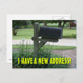 新しい住所はがき 案内ポストカード (正面/裏面)