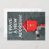 新しい住所はがき 案内ポストカード (正面/裏面)