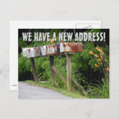 新しい住所はがき 案内ポストカード (正面/裏面)