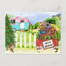 新しい住所はがき 案内ポストカード